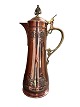 WMF Art Nouveau jug of copper and brass. Beautiful 
motifs with grapes.