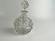 Beautiful Crystal Glass Perfume Bottle, Art Deco style