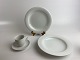 Alev Siesbye for Royal Copenhagen Leda / White - 
lunch plates, soup plates and coffee cups and 
saucers