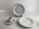 Alev Siesbye for Royal Copenhagen Leda / White - lunch plates, soup plates and 
coffee cups and saucers