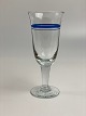 Blue Bell beer glass, design by Ole Winther for 
Kastrup / Holmegaard glassworks, 20th century