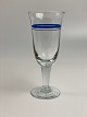 Blue Bell beer glass, design by Ole Winther for Kastrup / Holmegaard glassworks, 
20th century