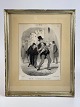 Tryk/litografi af Honoré Daumier, trykt hos Chez Aubert, Frankrig i 1840