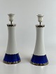 Sigvard Bernadotte for the Swedish Four-leaf 
clover (Fyrklovern), pair of table lamps 
"Marianne" Royal Blue