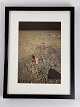 Det amerikanske flag / Old Glory plantet på månen 
i 1969 af Apollo 11-astronauter  -  Vintage NASA 
farveoffsetfoto / fotoplakat / fotoprint fra et 
20. århundrede