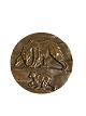 Grønlandsmedalje i bronze udgivet af Ander Nyborg, Nordisk Kunstmedalje den 1/4 
1975