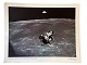 Originalt NASA farveoffsetfotografi fra Apollo 11-missionen