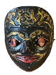 Indonesische Wayang Topeng Theatermaske / 
Tanzmaske aus Java oder Bali, später Teil des 20. 
Jahrhunderts.