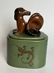 Art Deco bonbonniere med havhest fra P. Ipsens 
Enke