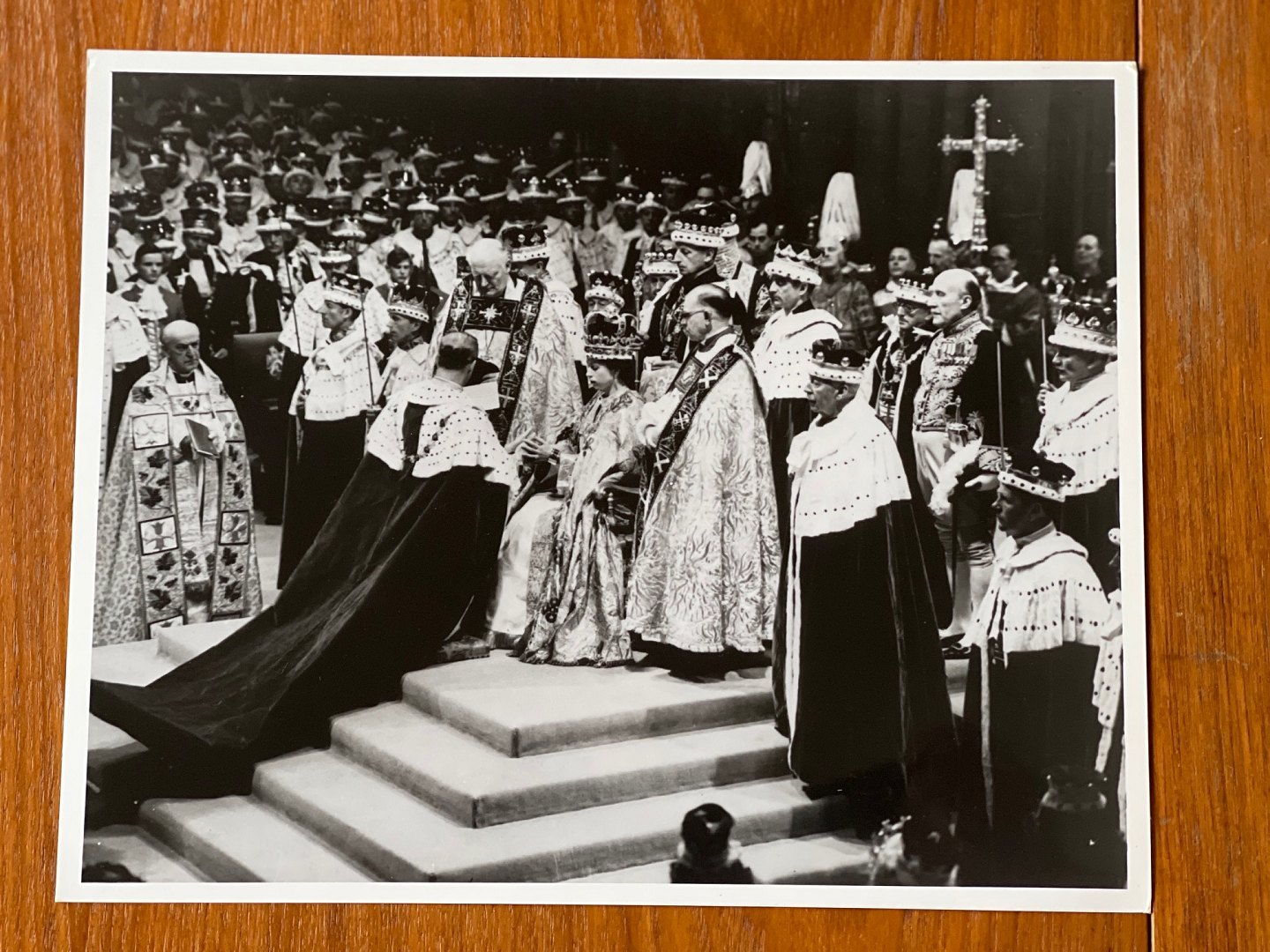 I navnet Rådgiver Måler Quirky Sundays Antik & Vintage - Vintage foto af kroningen af dronning  Elizabeth II af England i 1953, sort-hvidt